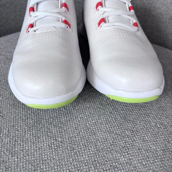 FootJoy Fuel Junior Unisex White Spikeless Athletic Golf Shoes Kids Size 1 - Picture 5 of 11